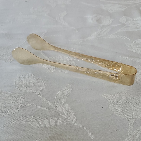 Other - Gold plated Sandwich Tongs, tea accessories